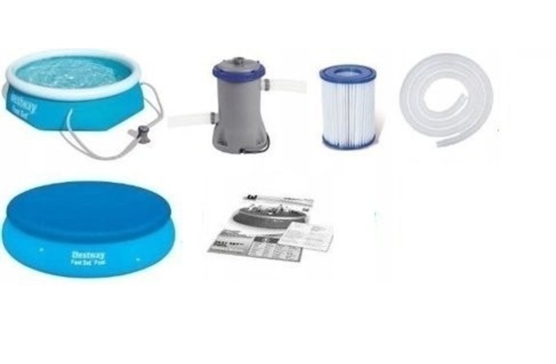 Bestway Fast Set zwembad 244x66 cm - complete set