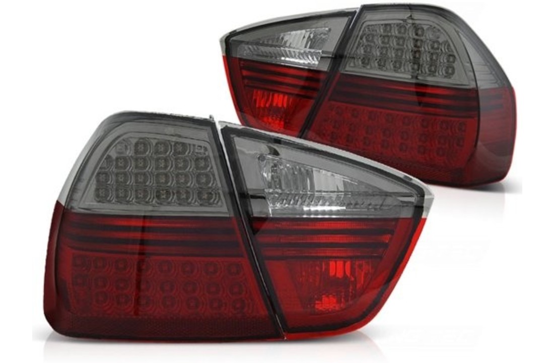 Achterlichten geschikt voor BMW E90 03 05-08 08 ROOD SMOKE LED INDIC