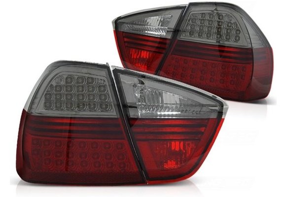 Achterlichten BMW E90 03 05-08 08 ROOD SMOKE LED INDIC