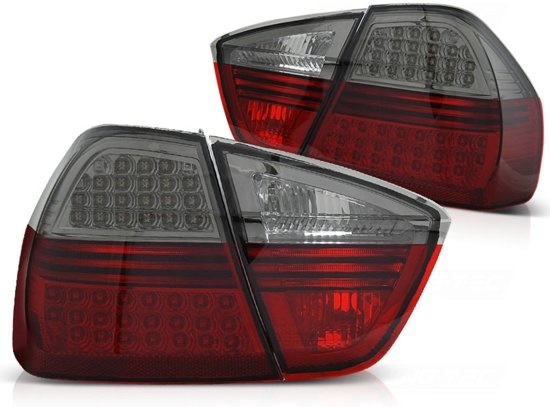 Achterlichten geschikt voor BMW E90 03 05-08 08 ROOD SMOKE LED INDIC