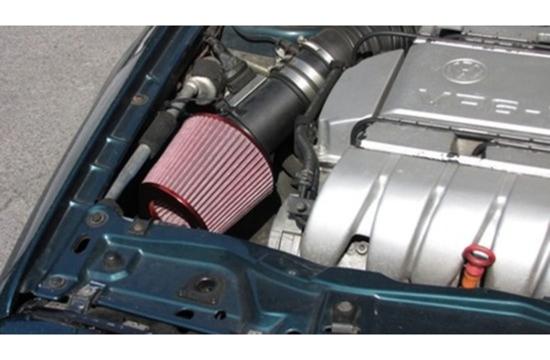 Sport luchtfilter met adapter 60/65 / 70mm rood