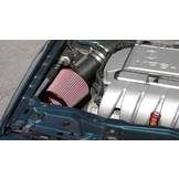 Sport luchtfilter met adapter 60/65 / 70mm rood