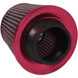 Sport luchtfilter met adapter 60/65 / 70mm rood