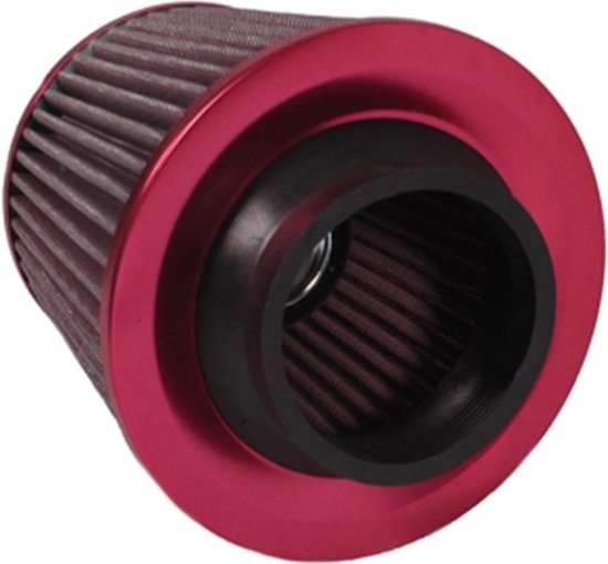 Sport luchtfilter met adapter 60/65 / 70mm rood