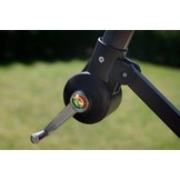 Zweefparasol 3 meter diameter Beige - inklapbaar