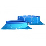 Grondzeil voor opblaas of opzetzwembad - 335x335 cm