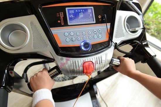 Loopband fitness - inklapbaar - met hartslag meting - met hellingshoek