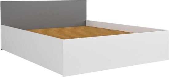 Houten bed 2 persoons 180x200 cm grijs