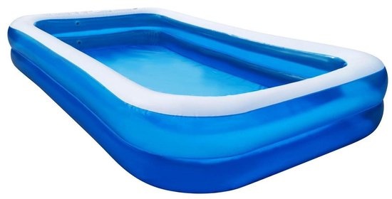 Opblaaszwembad - rechhoek - 305x183x50 cm - blauw
