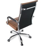 Moderne bureaustoel bruin - Boston design - ergonomisch