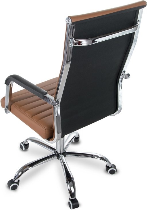 Moderne bureaustoel bruin - Boston design - ergonomisch