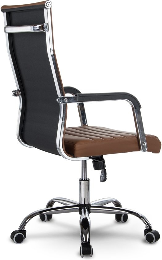 Moderne bureaustoel bruin - Boston design - ergonomisch