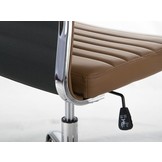 Moderne bureaustoel bruin - Boston design - ergonomisch