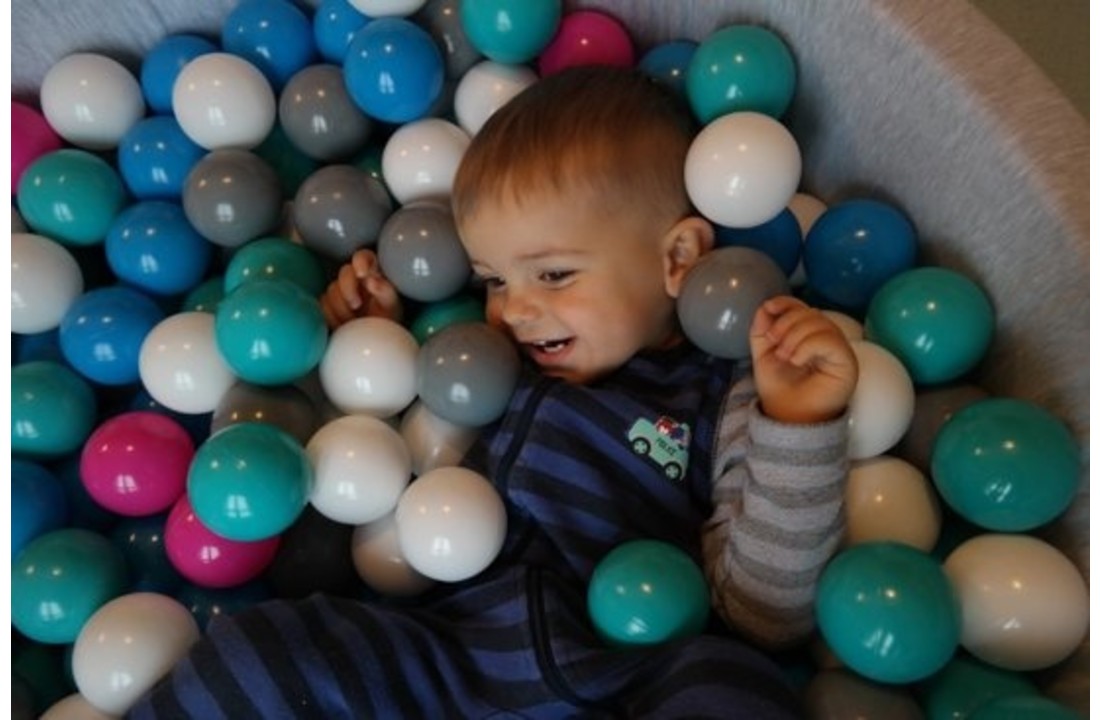 Ballenbak, stevige ballenbad van 90 bij 30 cm, incl 450 ballen