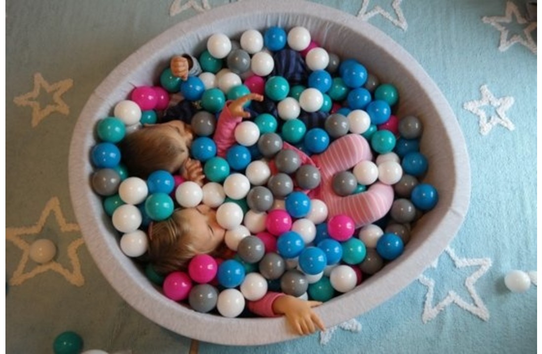 Ballenbak, stevige ballenbad van 90 bij 30 cm, incl 450 ballen