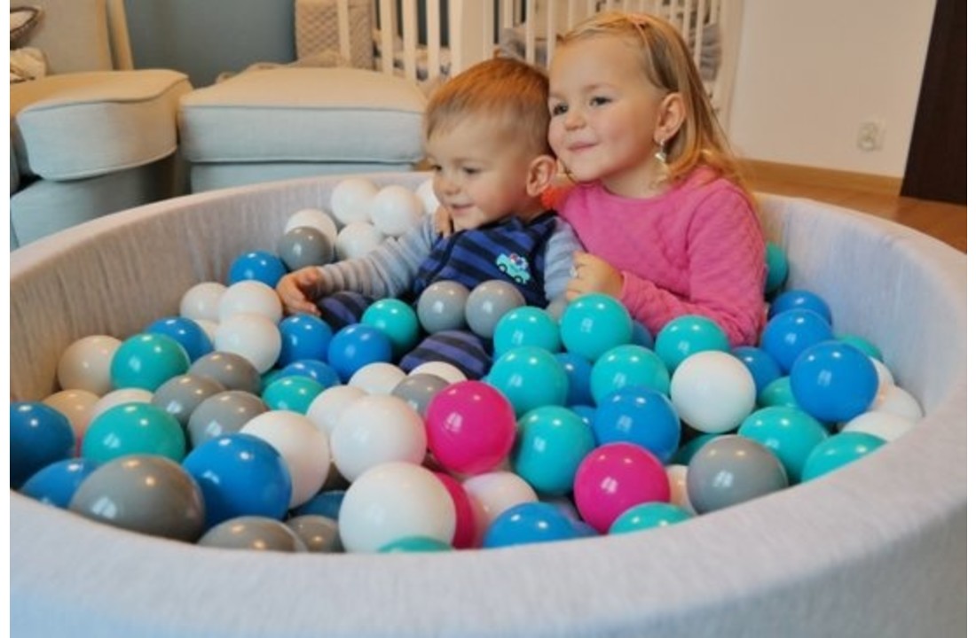 Ballenbak, stevige ballenbad van 90 bij 30 cm, incl 450 ballen
