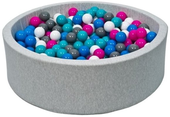 Ballenbak, stevige ballenbad van 90 bij 30 cm, incl 450 ballen
