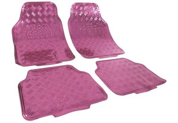 Vloermatten auto roze - Universeel - Automatten set