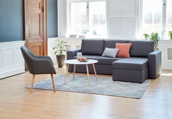 Salontafel rond - 60 cm diameter - wit