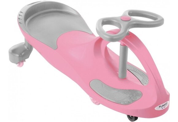 Wiggle car - wiebelauto - met LED-verlichte wielen - roze