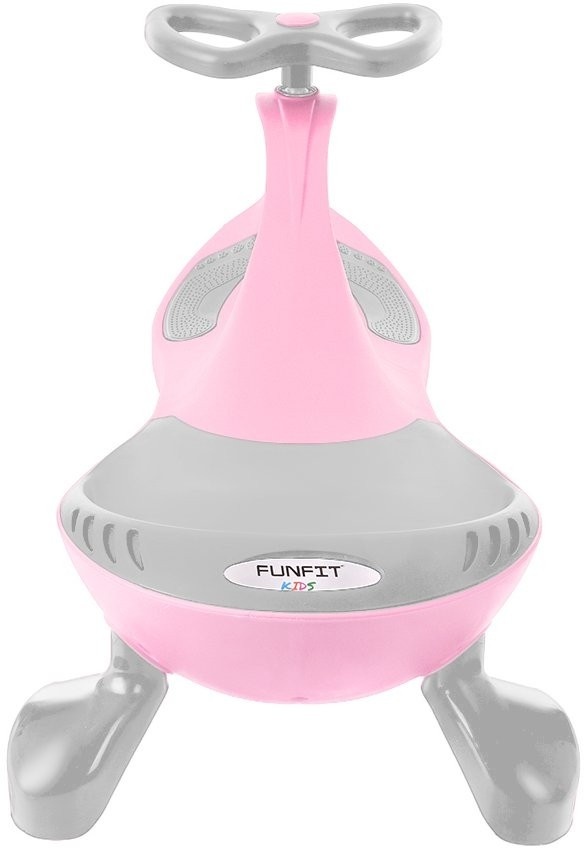 Wiggle car - wiebelauto - met LED-verlichte wielen - roze
