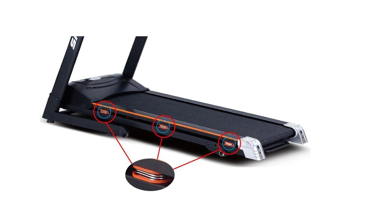 Compacte inklapbare loopband met hartslagfunctie