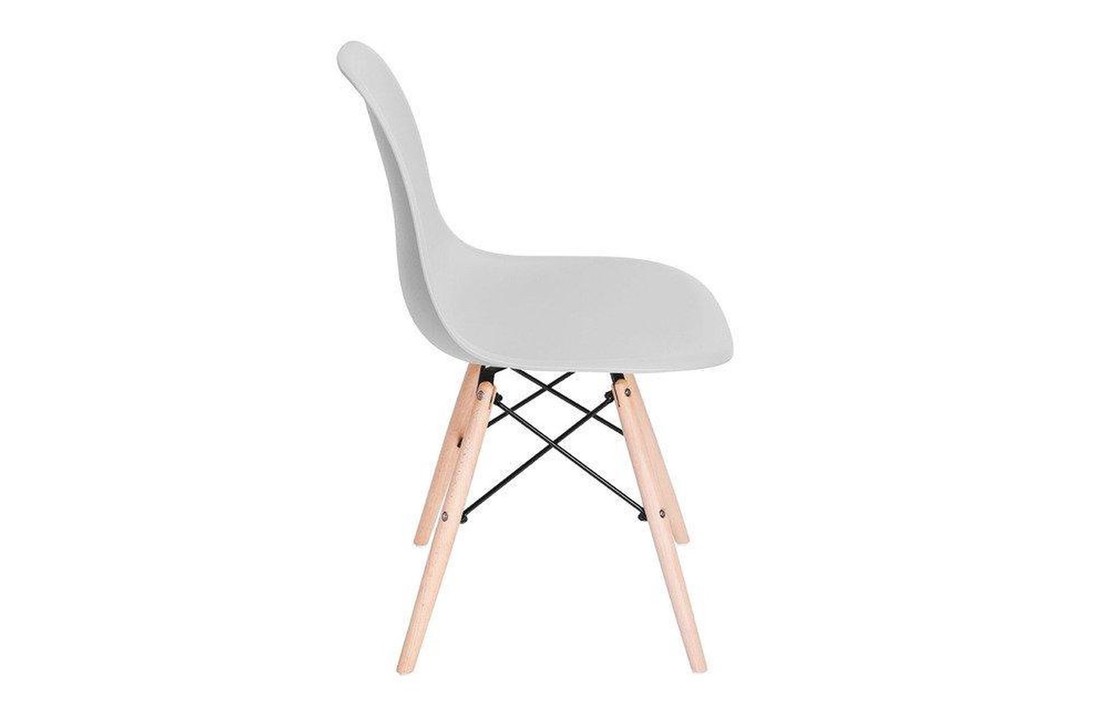 Keukentafel stoelen set - grijs - 4 delige set - keuken - huiskamer