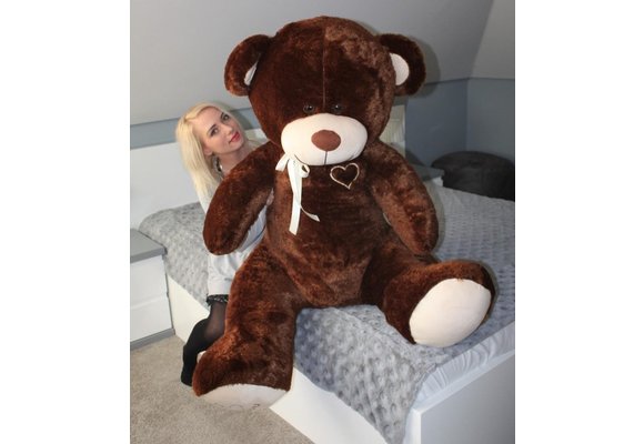 Grote knuffelbeer - I love you - Zacht - Bruin