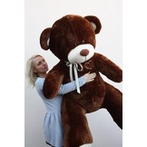 Grote knuffelbeer - I love you - Zacht - Bruin