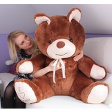 Grote knuffelbeer - I love you - Zacht - Bruin