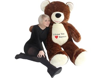 Grote knuffelbeer XL teddybeer bruin 170 cm XXL