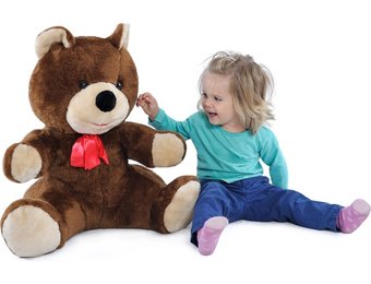 Grote knuffelbeer bruin 100 cm