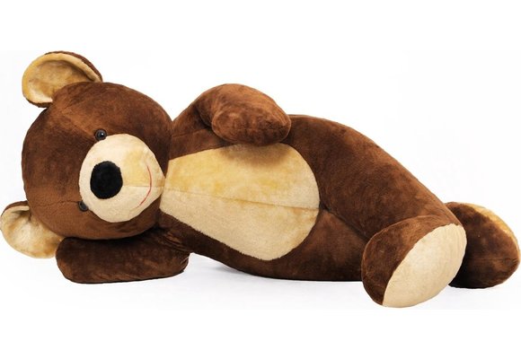 Grote knuffelbeer bruin 155 cm XXL