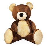 Grote knuffelbeer bruin 155 cm XXL