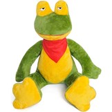 Grote knuffel kikker groen geel 125 cm XL
