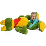 Grote knuffel kikker groen geel 125 cm XL