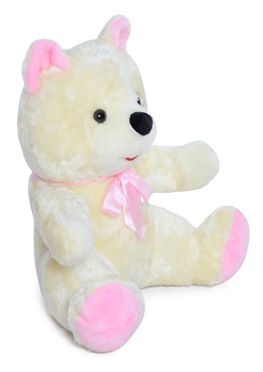 Grote knuffelbeer wit 100 cm XL