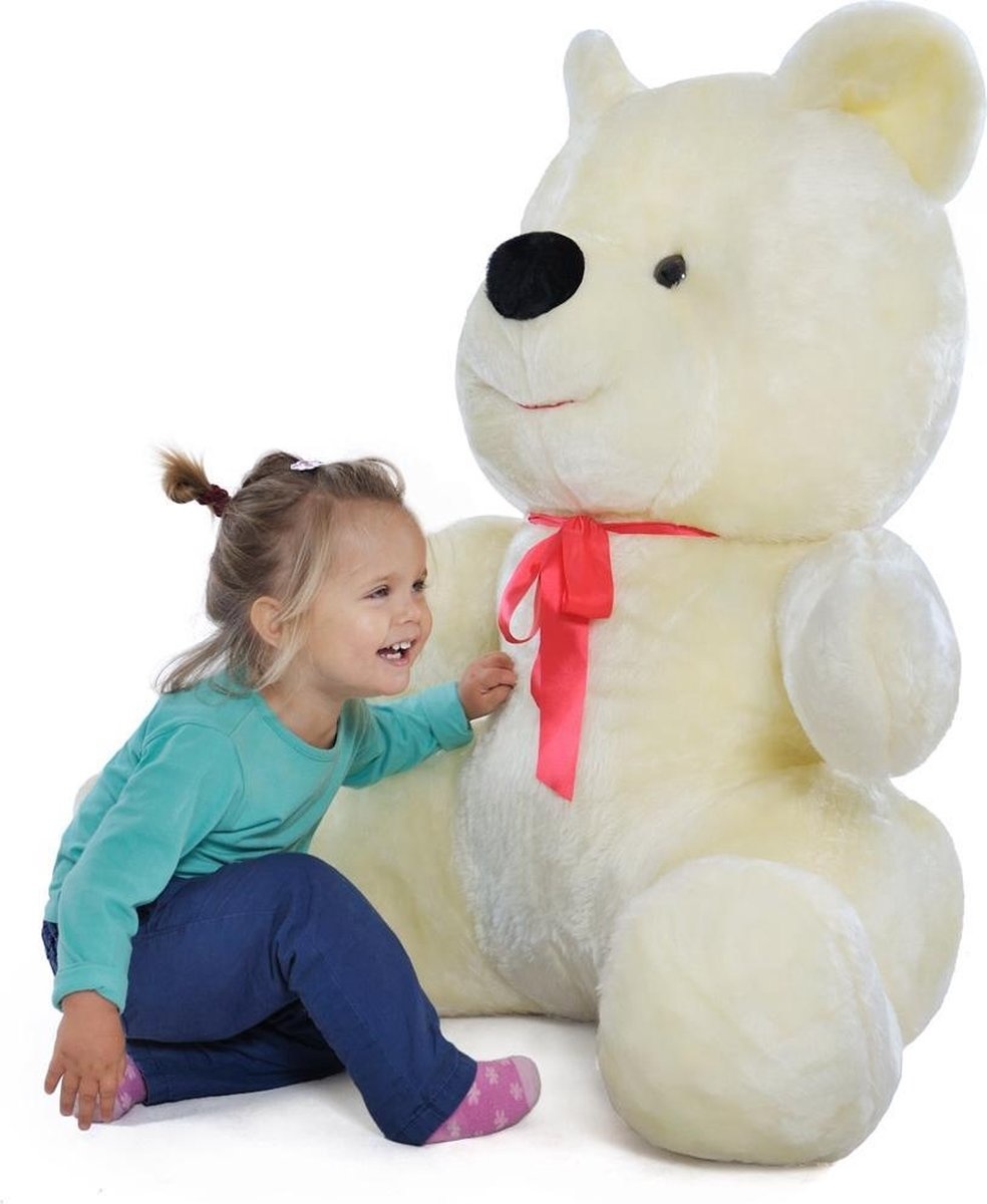 YunNasi Teddybeer XXL Knuffelbeer Groot 90 cm Pluche Beer,Bruin, Cadeau voor Kerstmis