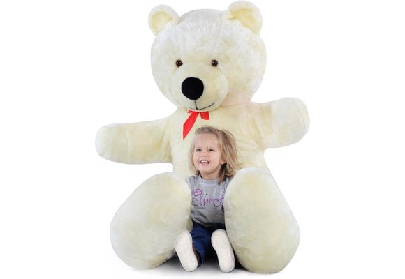 Grote knuffelbeer 2 meter wit 205 cm XXL