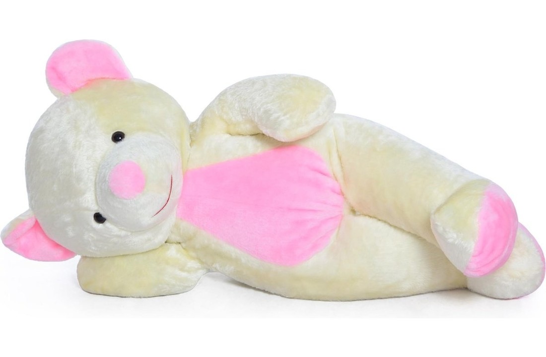 Grote knuffelbeer - Wit - Zacht - 155 cm - XL