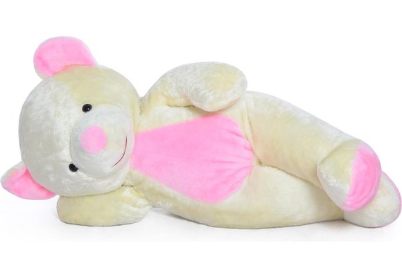 Grote knuffelbeer - Wit - Zacht - 155 cm - XL