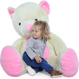 Grote knuffelbeer - Wit - Zacht - 155 cm - XL