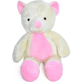 Grote knuffelbeer - Wit - Zacht - 155 cm - XL