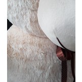 Grote knuffelbeer 2 meter crème 205 cm XXL