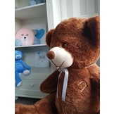 Grote knuffelbeer - I love you - Zacht - Bruin