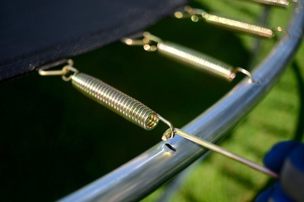 Trampoline 404 cm met veiligheidsnet en ladder - tot 150 kg