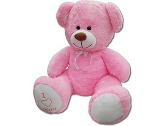 Grote roze knuffelbeer teddybeer I Love You 160cm