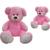 Grote roze knuffelbeer teddybeer I Love You 160cm