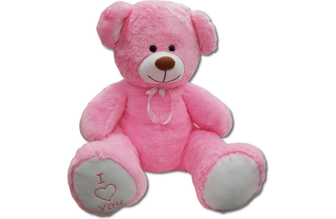 extreem Vertrouwelijk Wasserette Grote roze knuffelbeer teddybeer I Love You 160cm - Vikingchoice.nl