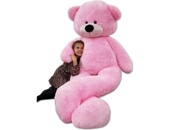 Grote knuffelbeer 2,2 meter roze 220 cm XXL